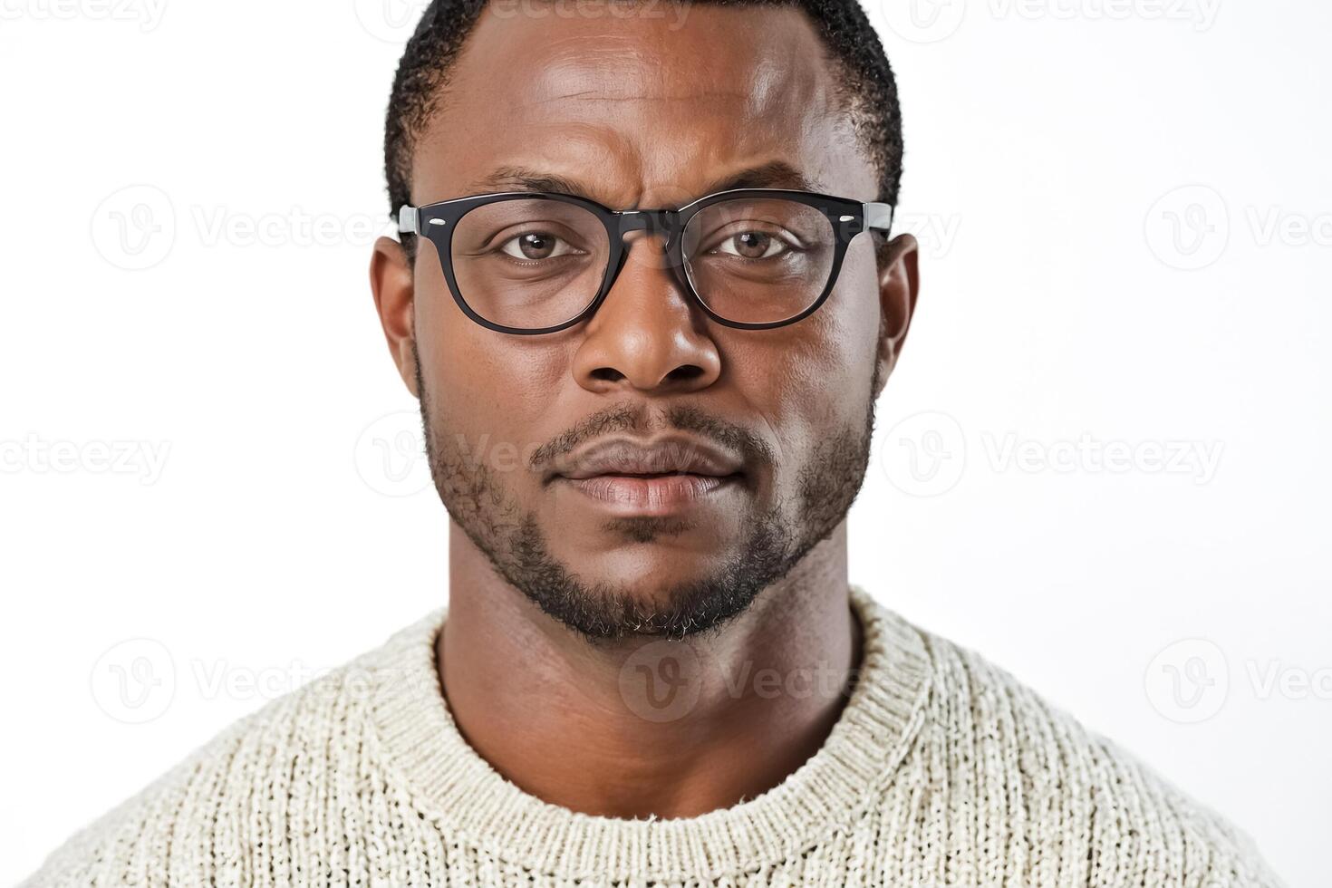 Serious Man in Glasses photo