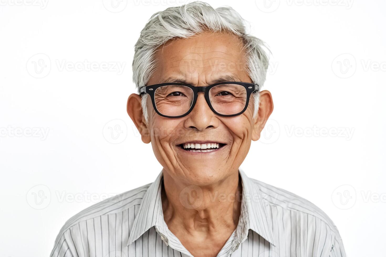 Portrait of a Smiling Senior Man photo