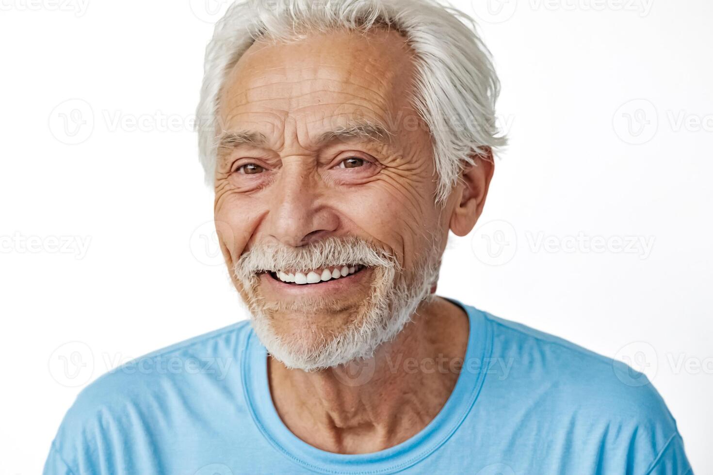 Portrait of a Senior Man Smiling photo