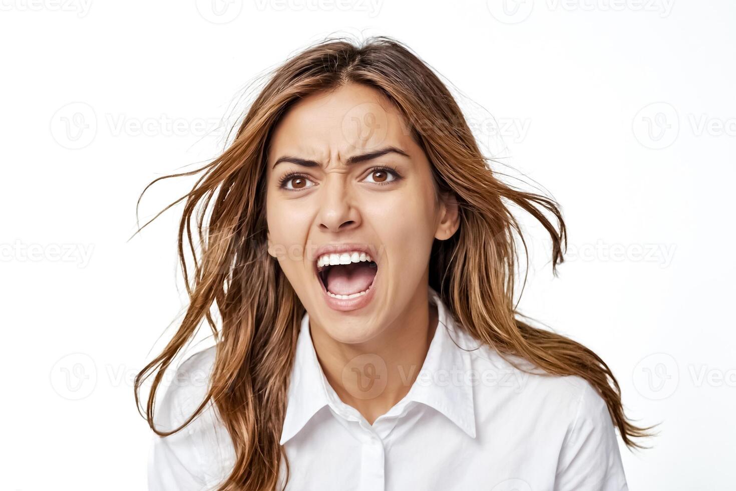 Portrait of an Angry Woman photo
