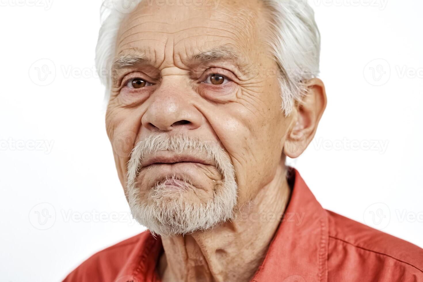 Portrait of a Senior Man with a White Beard photo