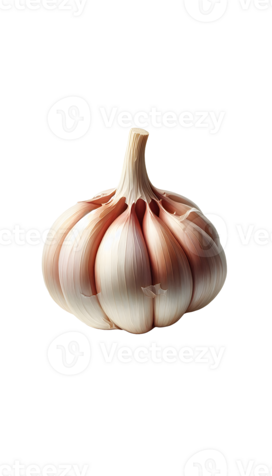 Garlic isolated on transparent background png