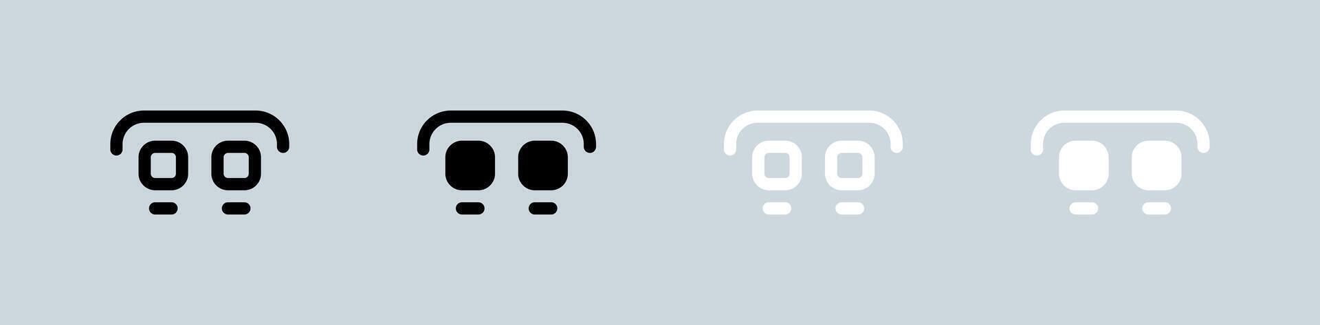 Dial icon set in black and white. Call signs illustration. vector
