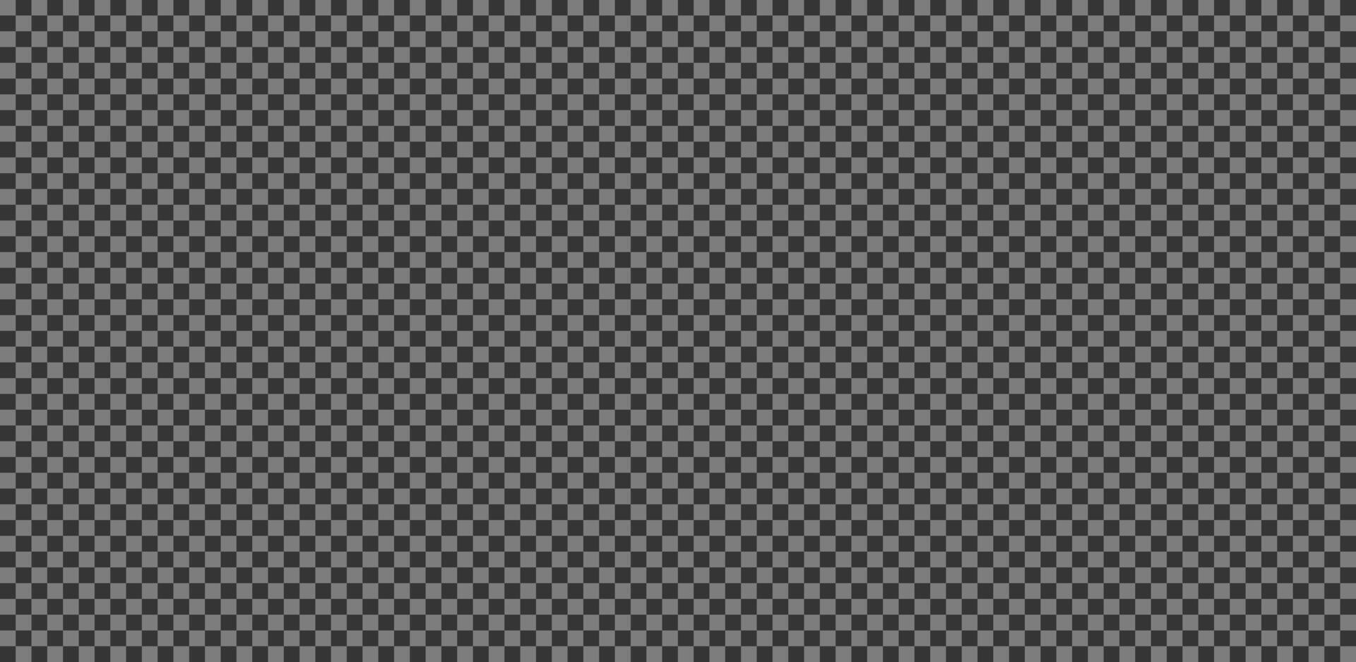 Checkered dark gray background. Image placeholder design element to demonstrate transparency and isolated elements. gray grid vector