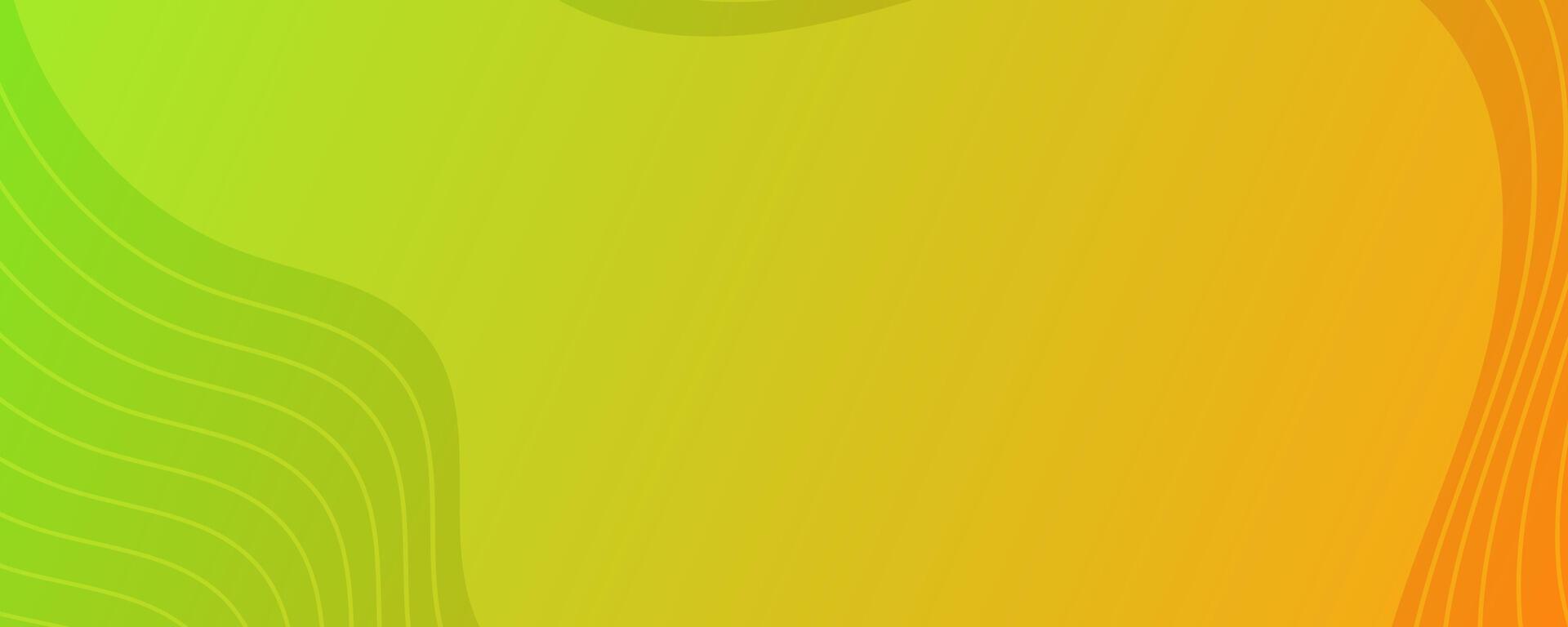 Modern colorful gradient background with wave lines vector