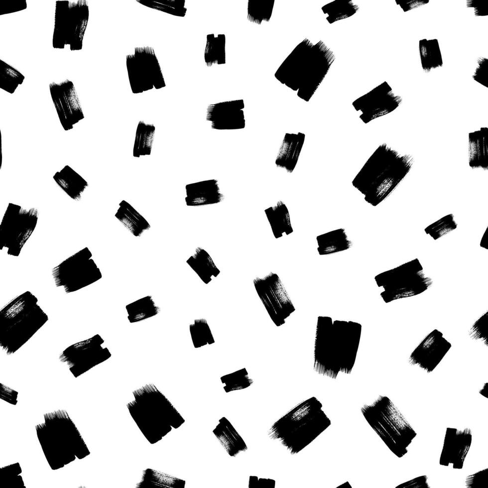 Seamless Pattern with hand drawn scribble smears vector