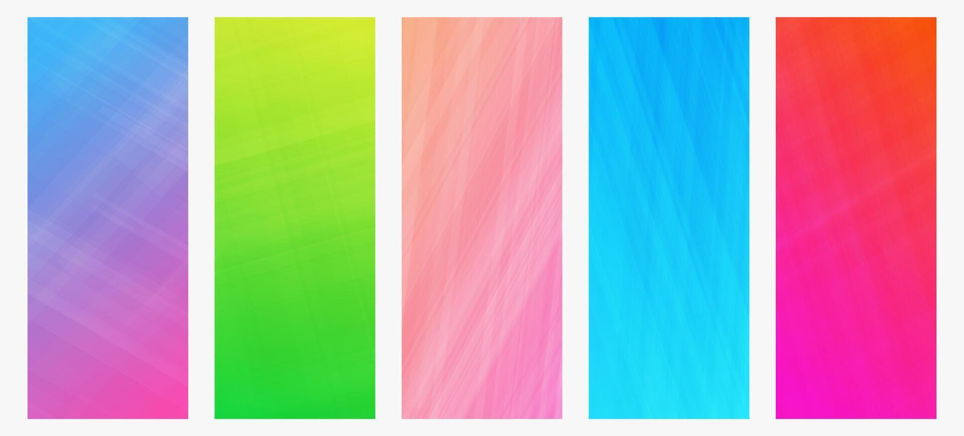 Modern colorful gradient background with lines vector