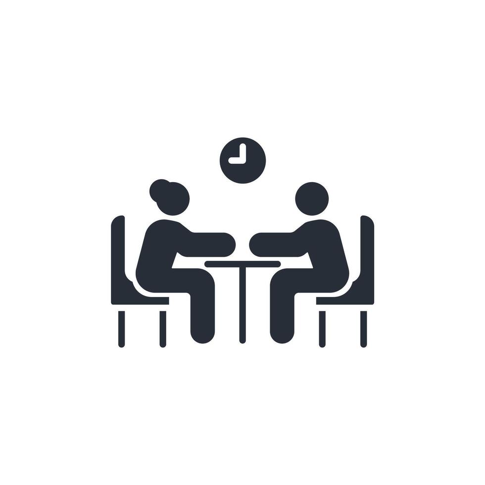 Dinner icon. .Editable stroke.linear style sign for use web design,logo.Symbol illustration. vector