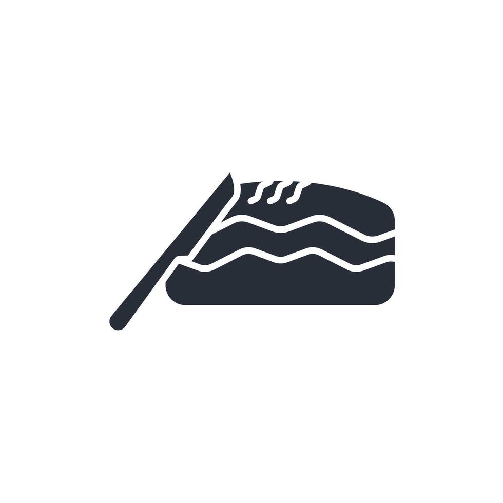 sandwich icon. .Editable stroke.linear style sign for use web design,logo.Symbol illustration. vector