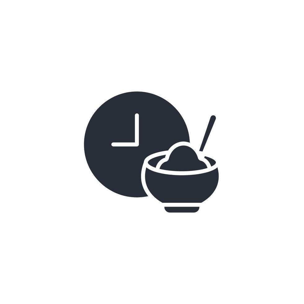 lunch icon. .Editable stroke.linear style sign for use web design,logo.Symbol illustration. vector