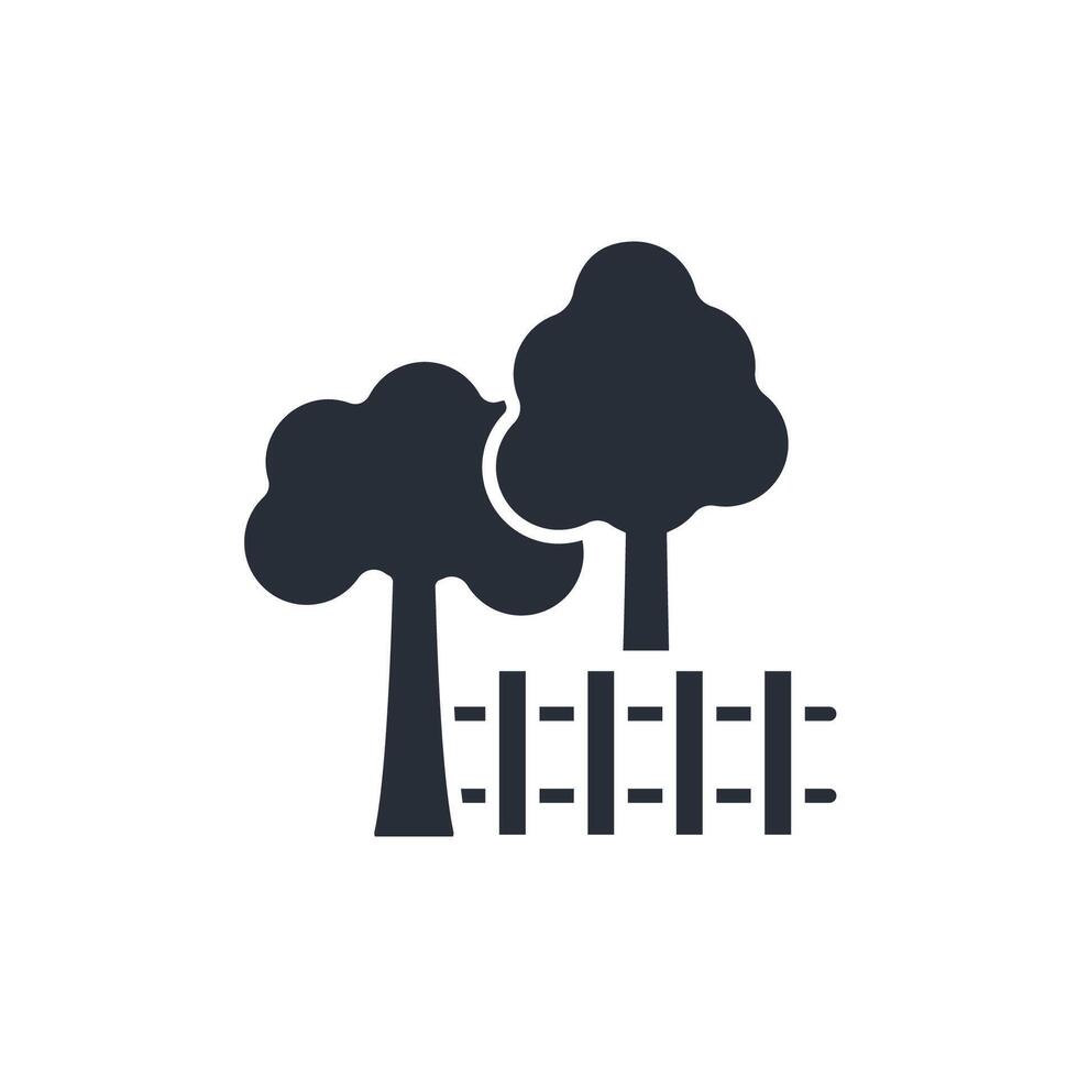 garden icon. .Editable stroke.linear style sign for use web design,logo.Symbol illustration. vector