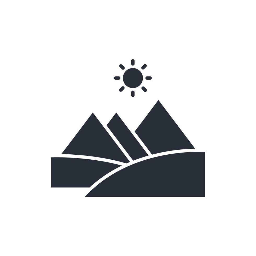 Pyramid icon. .Editable stroke.linear style sign for use web design,logo.Symbol illustration. vector