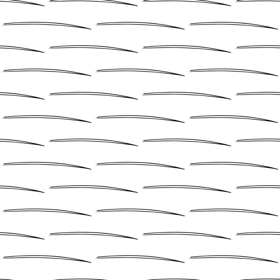 Seamless pattern with black pencil brushstrokes vector