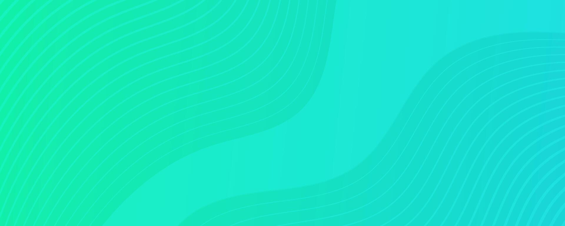 Modern colorful gradient background with wave lines vector