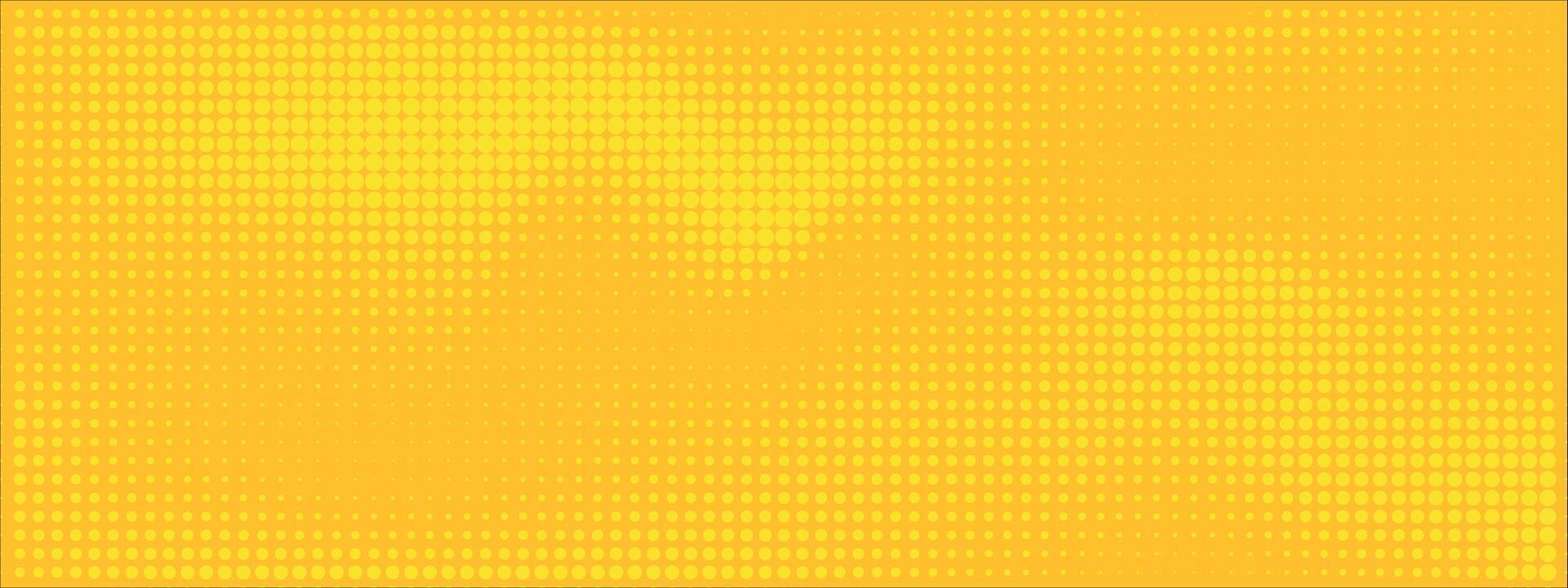Yellow halftone background. Bright pixelated dotted texture overlay. Pop art pattern in comic style. illustration. vector