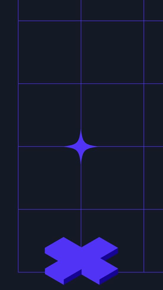 Vertical template story format. Neo brutalism style modern background for designs vector