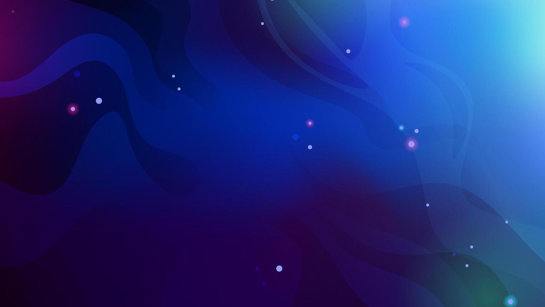 Dark blue galaxy, background of cosmos, gradient waves. vector