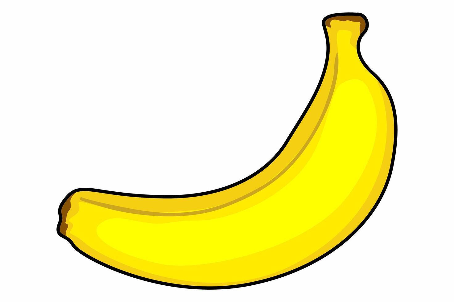 Fresh Ripe Banana Fruit vector