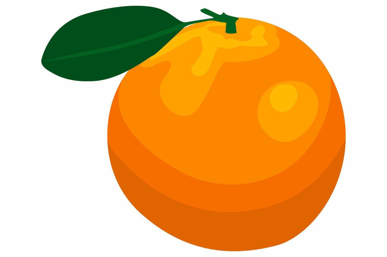 A Fresh Orange Fruit vector