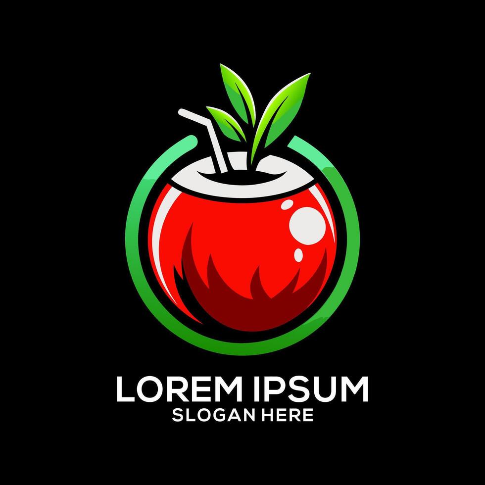 Coconat business logo, Coconat digital brand logo, Digital business logo, colorful logo for business. vector