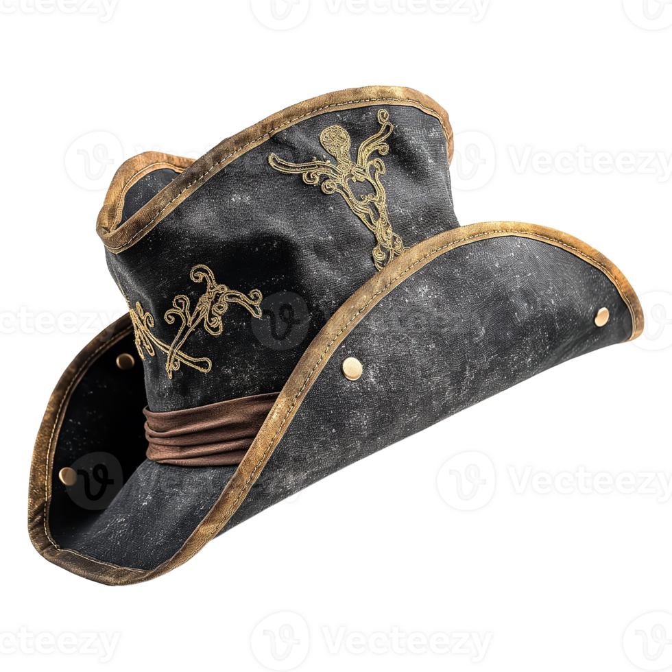 pirate hat isolated on transparent background png
