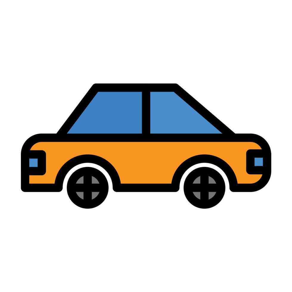 car icon illustration on white background vector