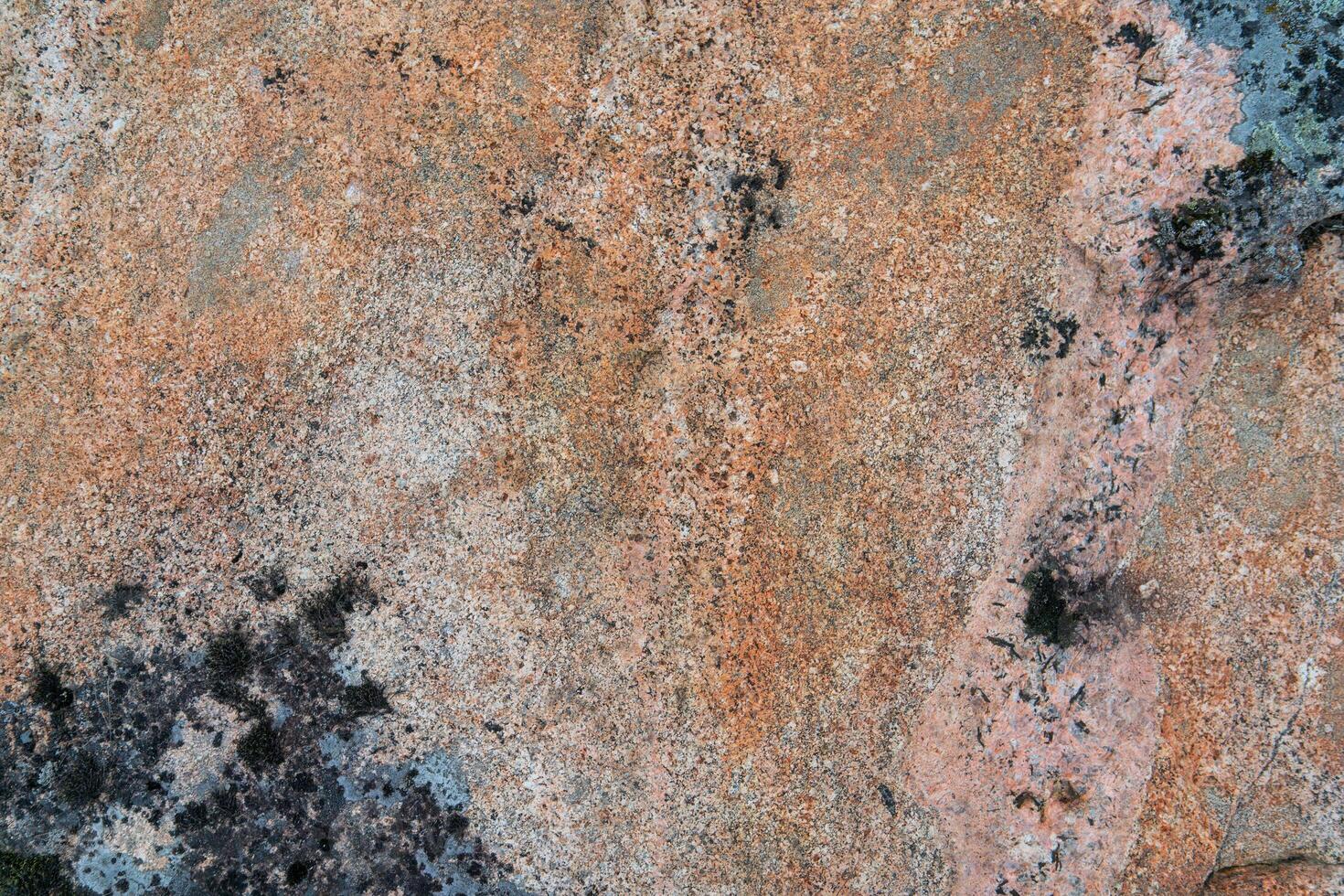 Stone texture. Pink granite surface. photo