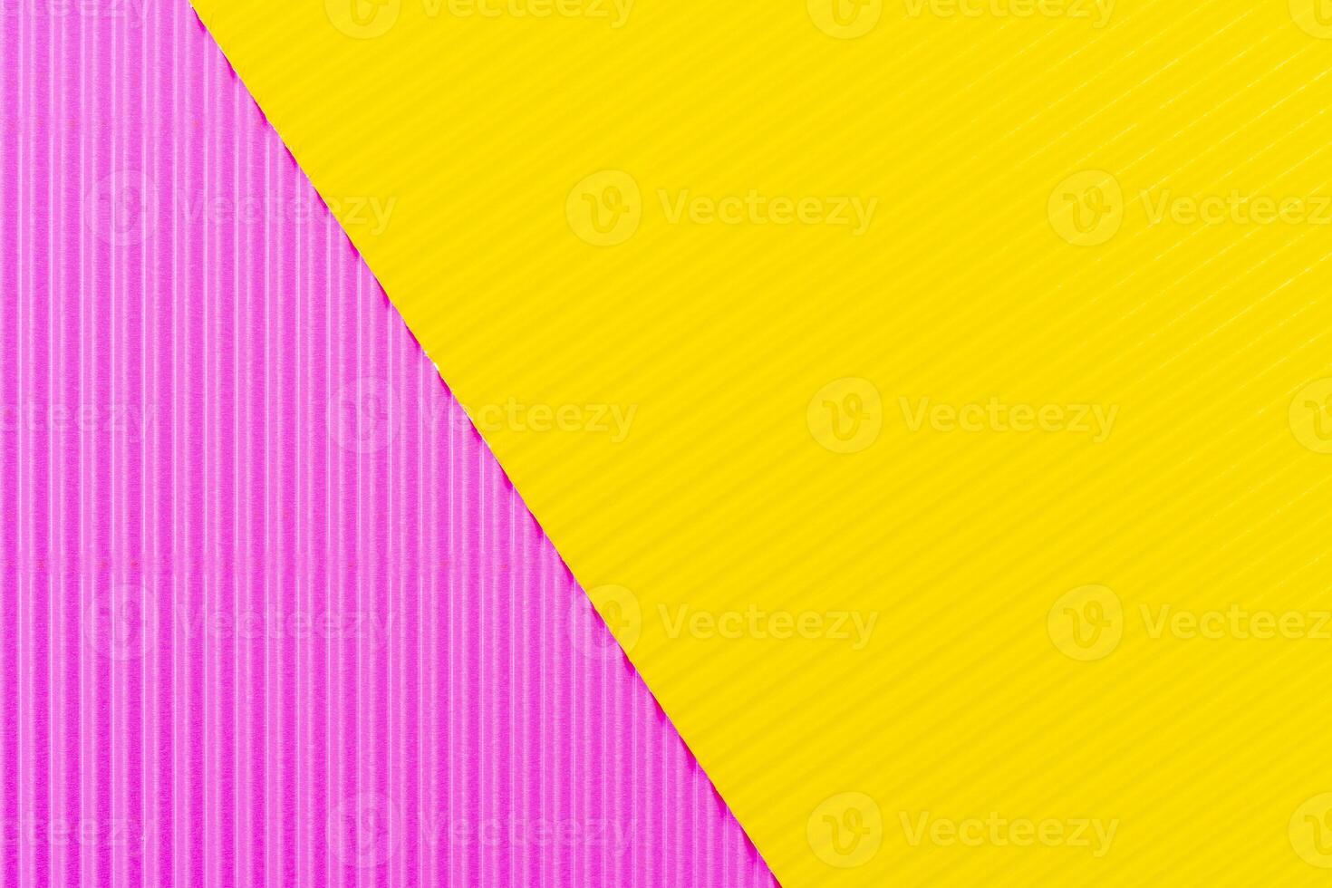 Colored background of corrugated paper. Soft focus. Copy space. photo