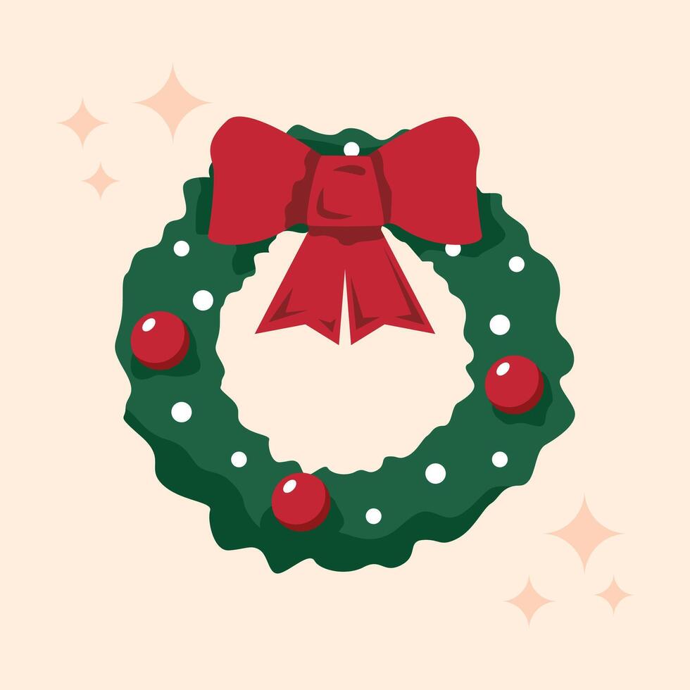 ornaments icon decoration to celebrate christmas vector
