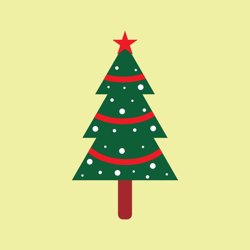 ornament decoration flat christmas icon design vector