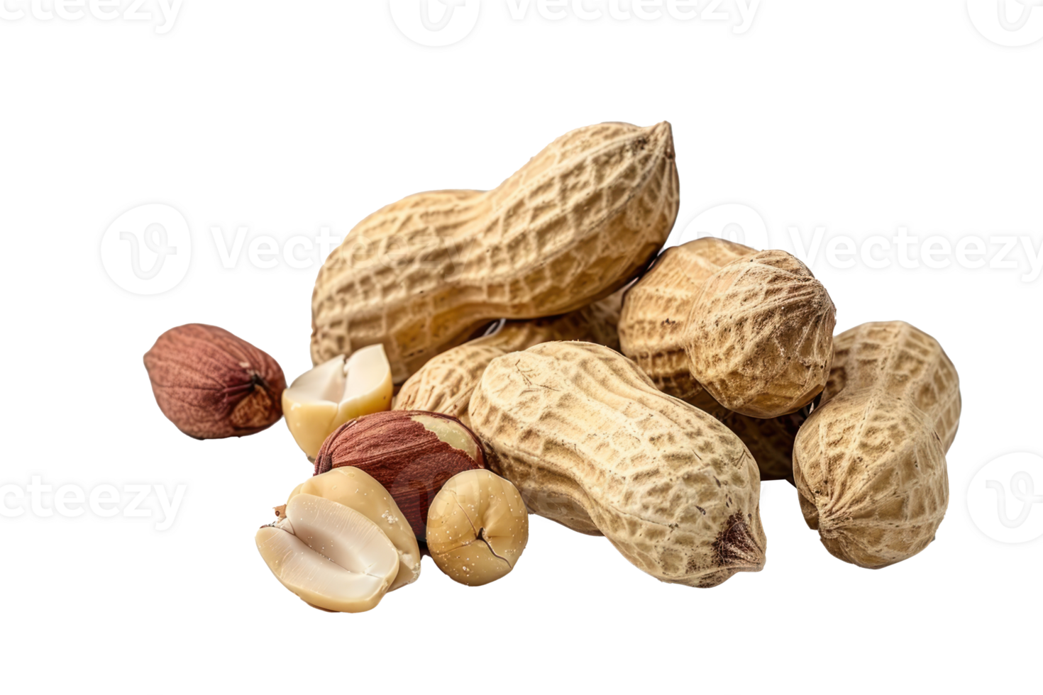peanuts and peanuts on transparent background png