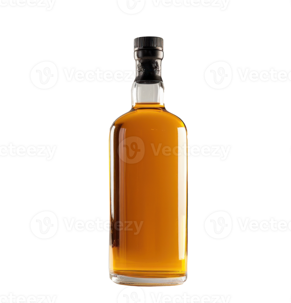 a bottle of whisky on a transparent background png