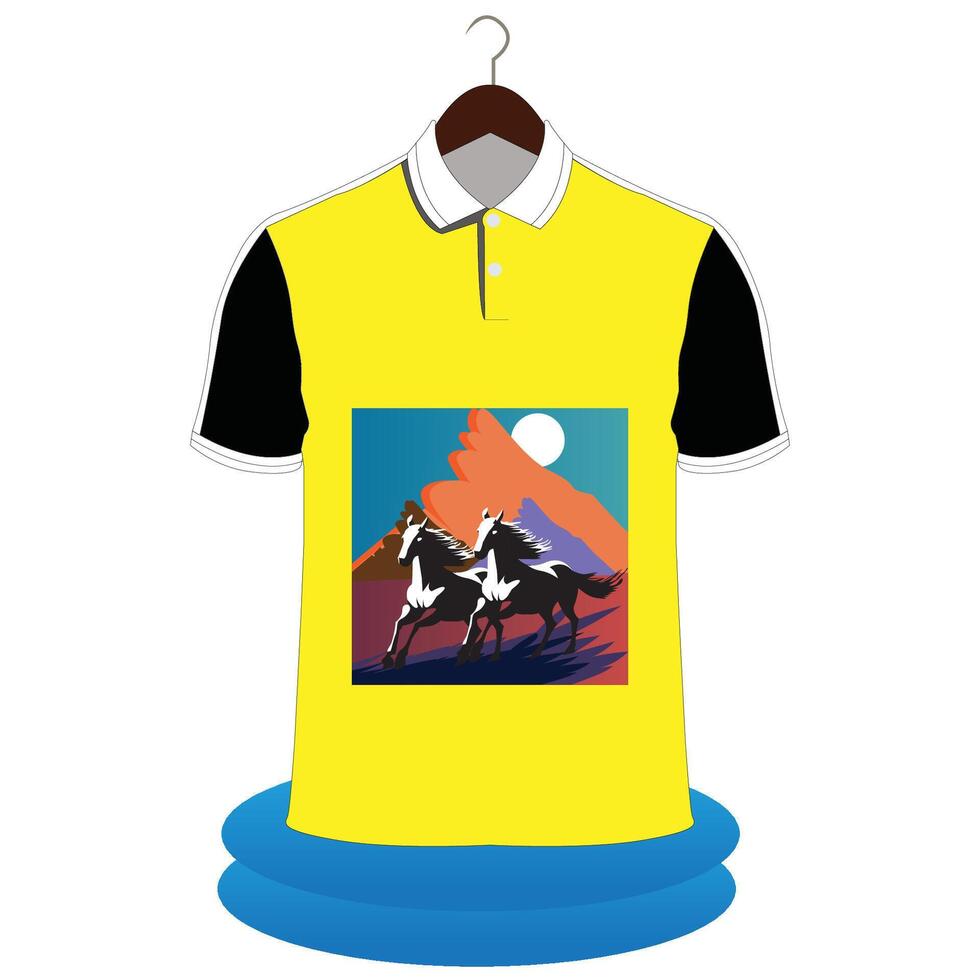 Horse t shirt design Vintage horse t shirt design and horse vector