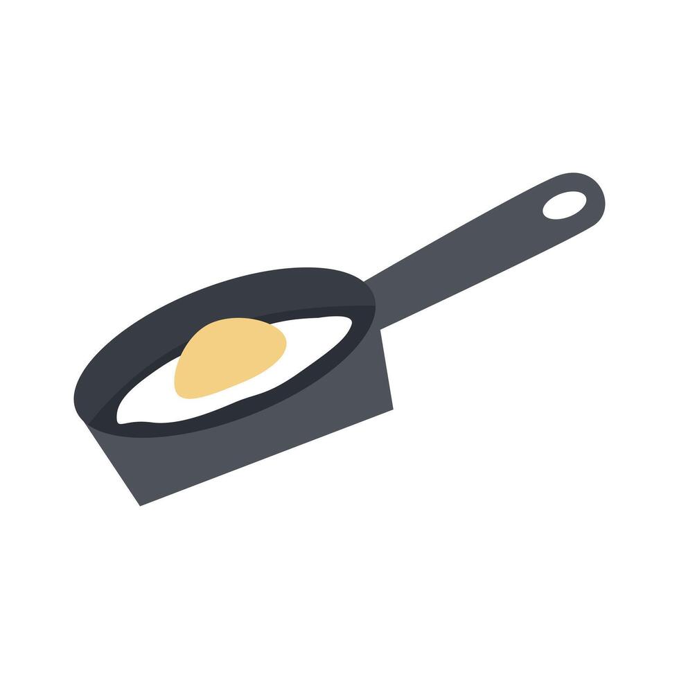 Cartoon pan. camping thematic element. vector