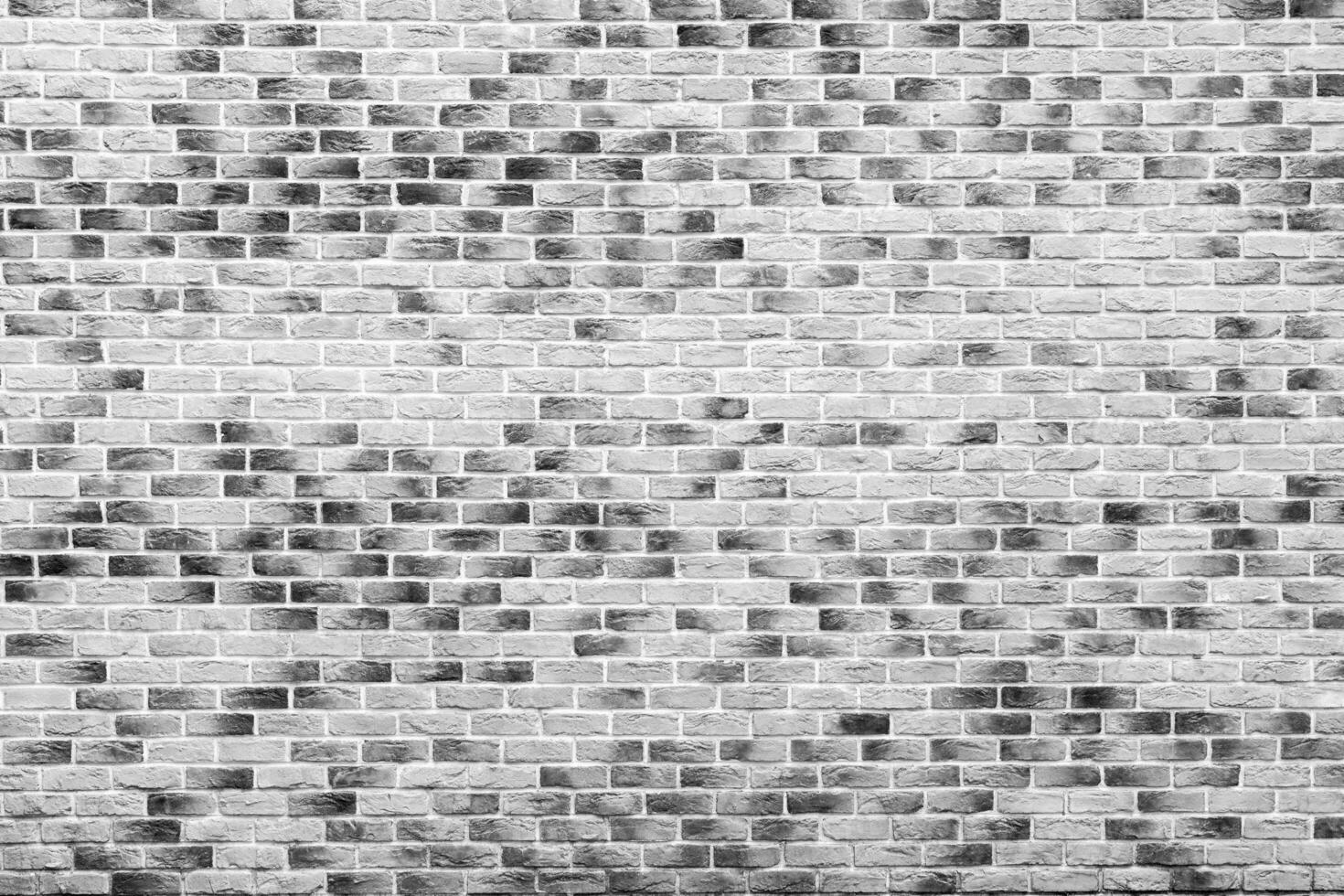 Gray brick building wall. Interior of a modern loft. Background for design. photo