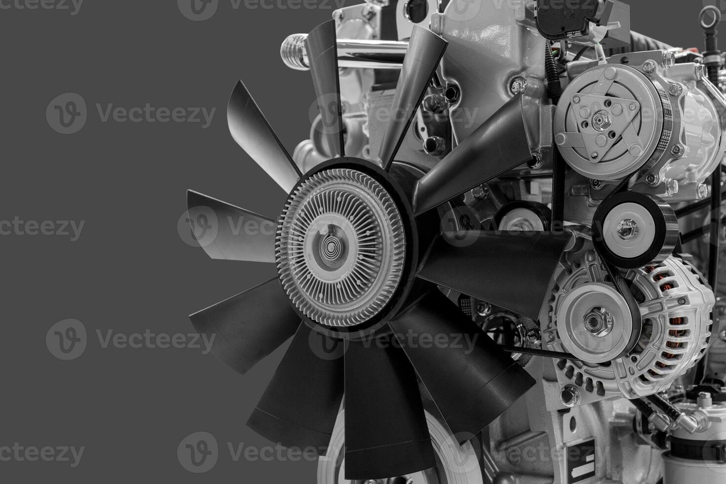 Diesel engine. Modern technologies for production of internal combustion engines. photo