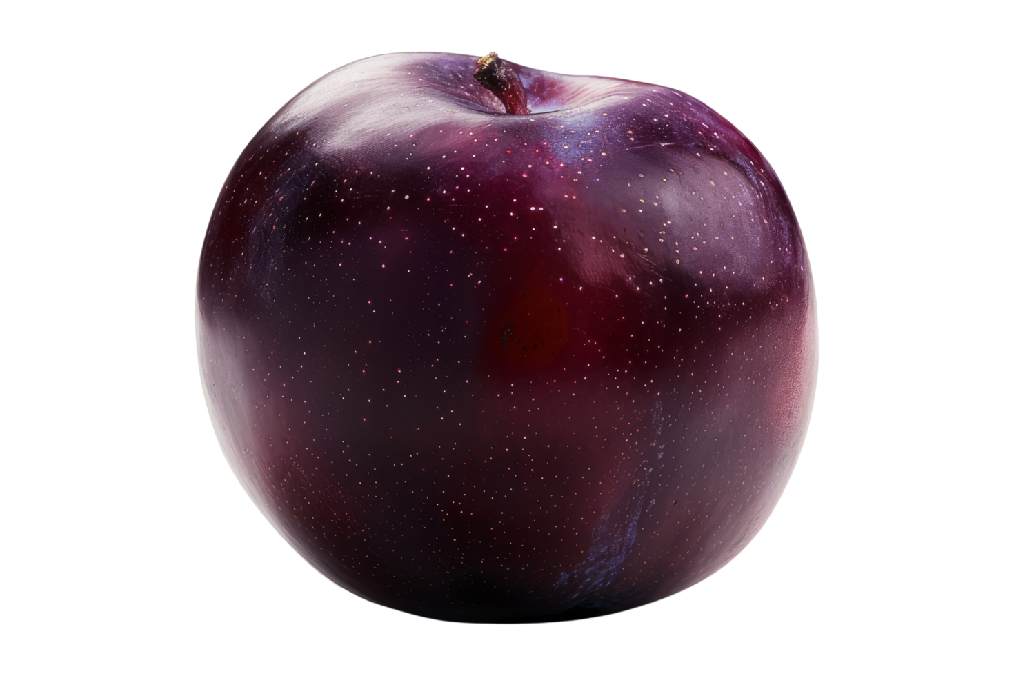 Single Purple Plum Isolated png