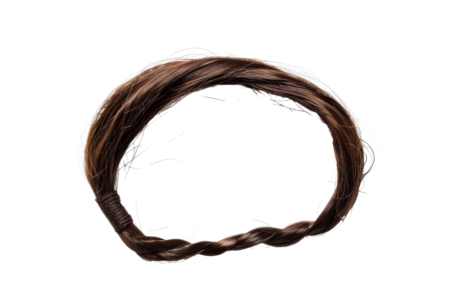 Brown Hair Circle png