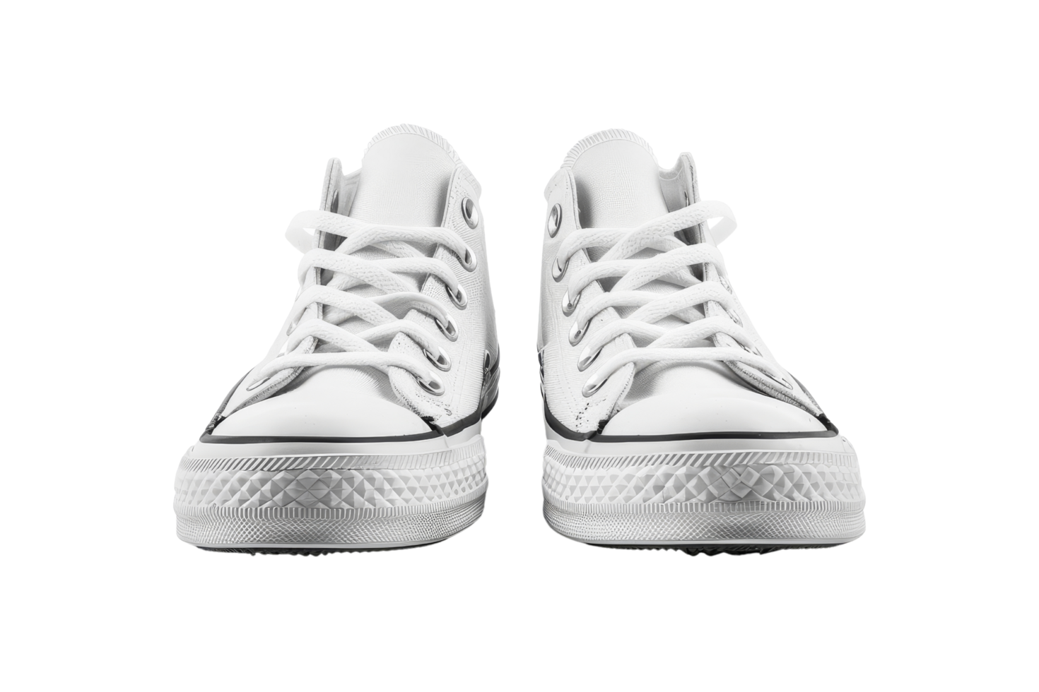 White Canvas Sneakers png