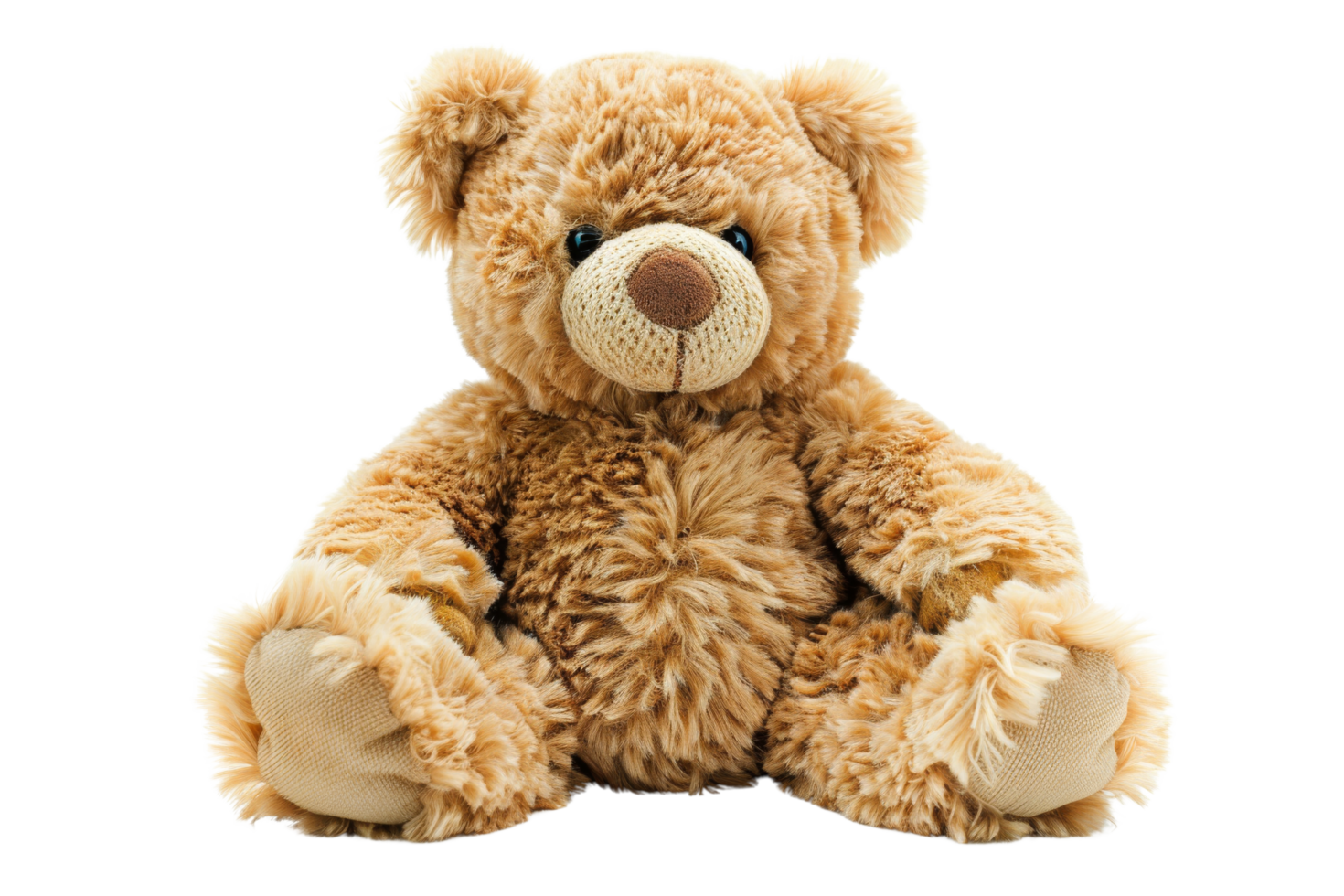 Cute Teddy Bear Sitting Isolated on White Background png