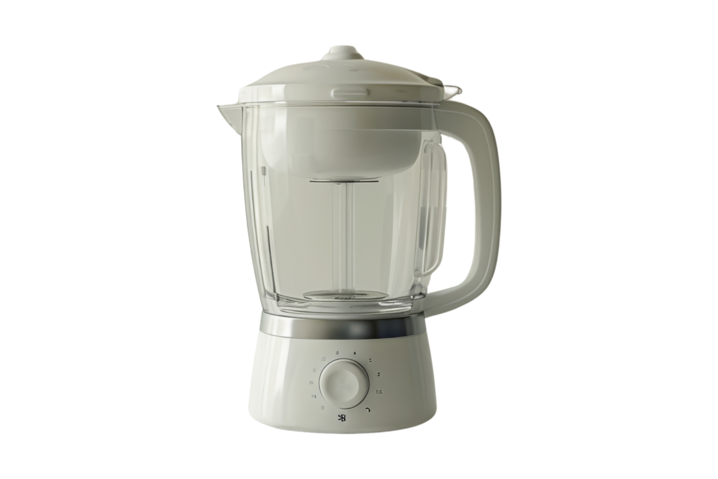 White blender with knob Isolated png