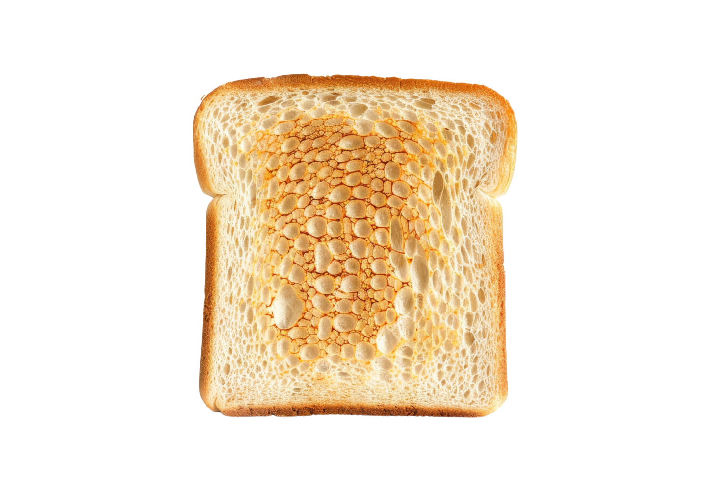 Toasted Bread with Air Bubbles png