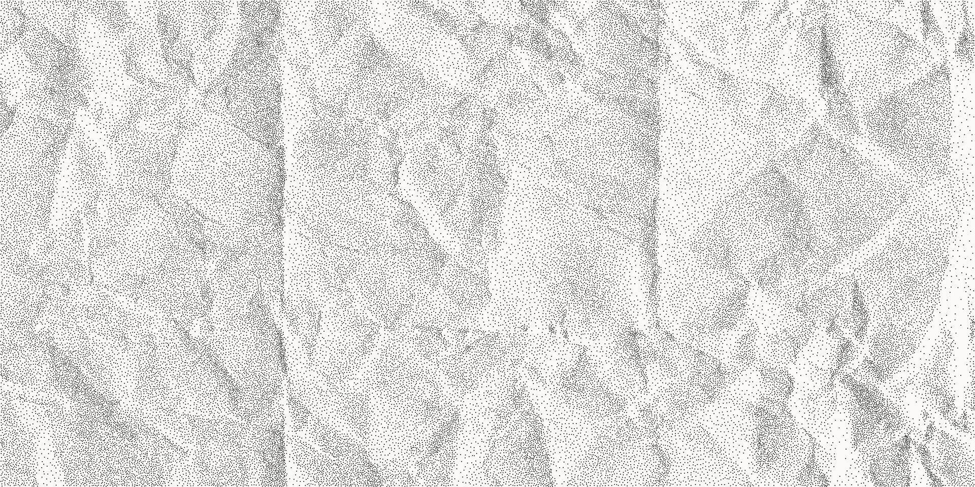 Black dotted textured background, noisy gritty dot halftone effect, illustration. Fashionable banner in grunge style, overlay. Old sheet of paper. vector