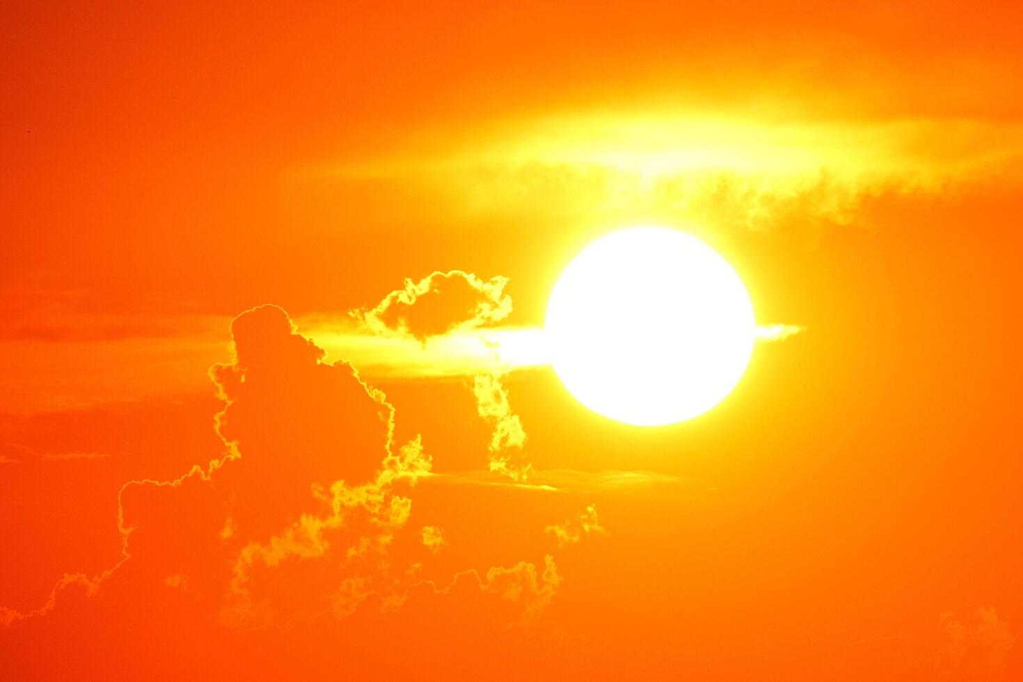 The Splendor of Sunlight in a Colorful Sky photo