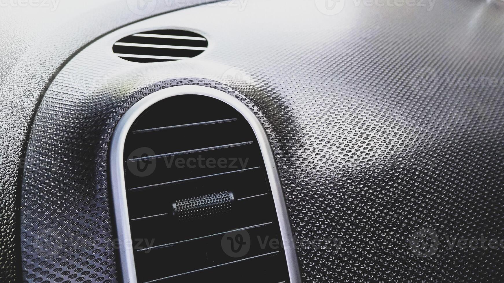 View of ac vent in classic car photo