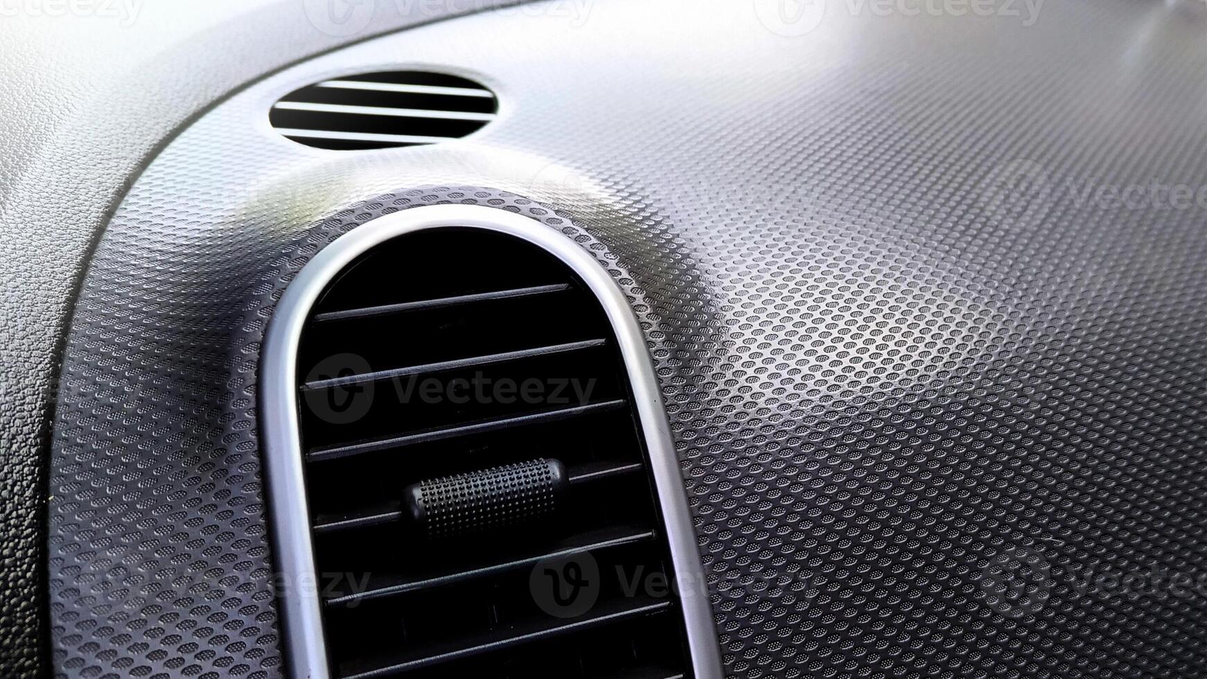 View of ac vent in classic car photo
