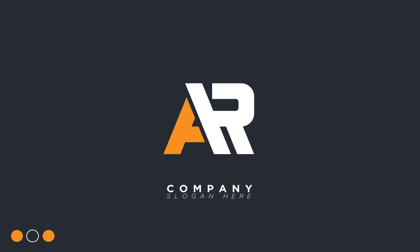 AR Alphabet letters Initials Monogram logo RA, A and R vector