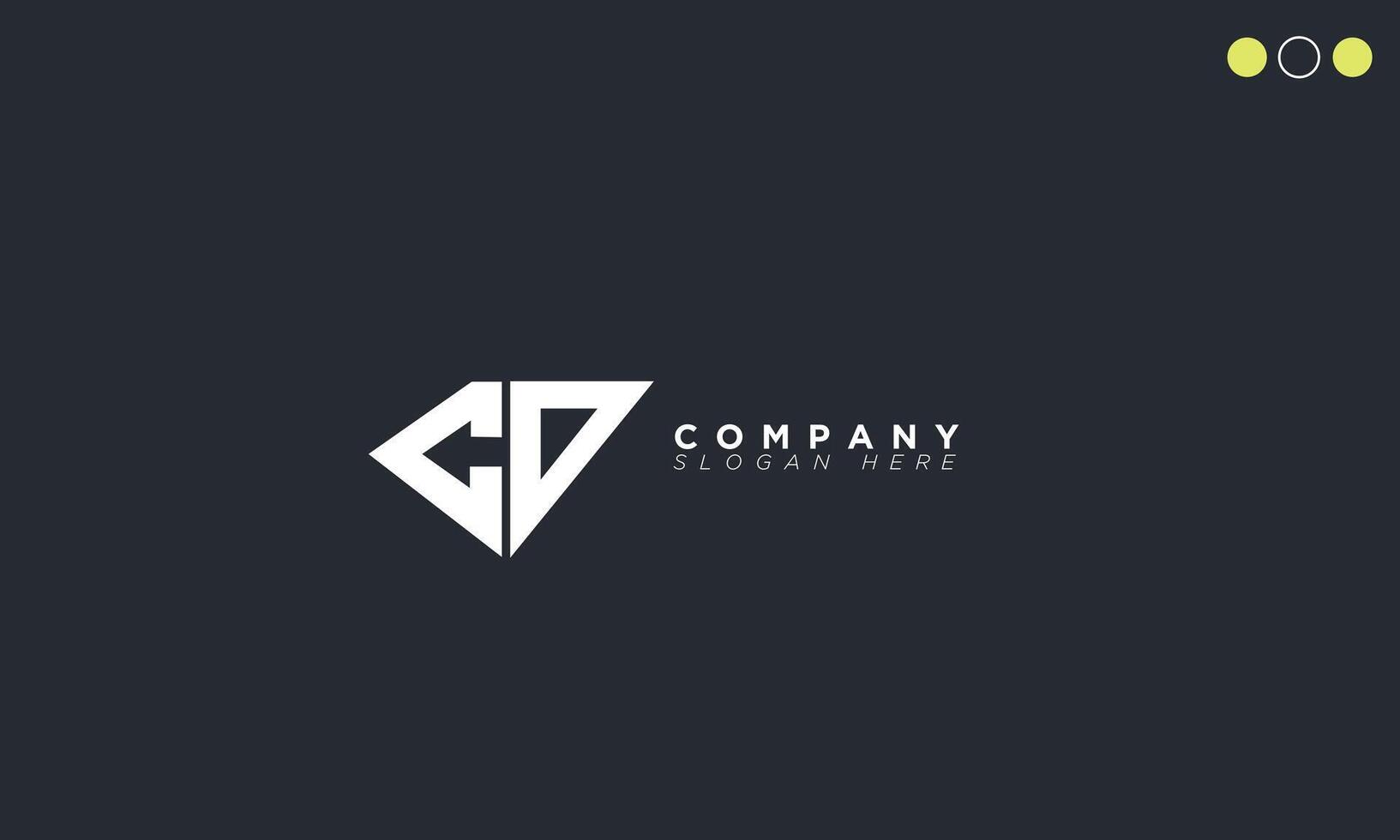 CD Alphabet letters Initials Monogram logo DC, C and D vector