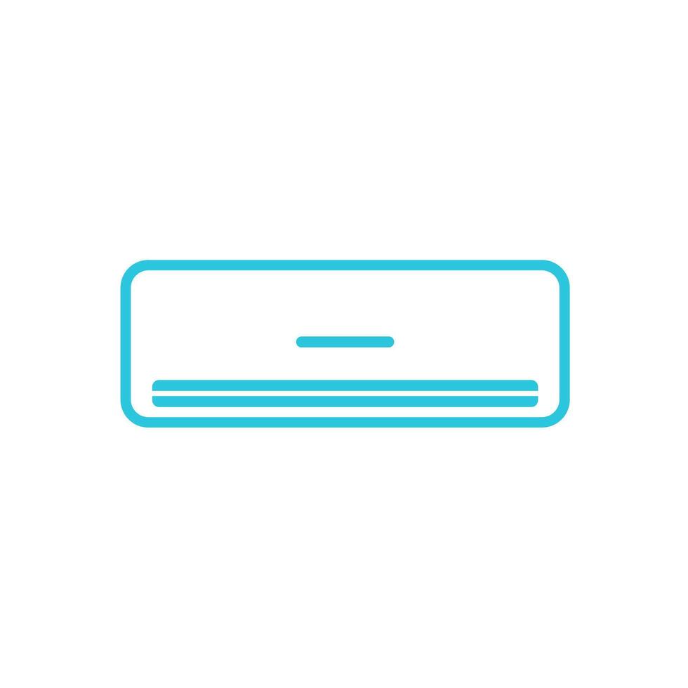 Air conditioner icon. Isolated on white background. From blue icon set. vector