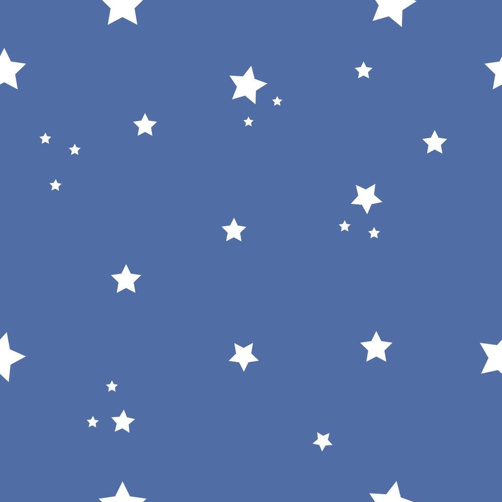 Seamless star pattern, endless texture background vector